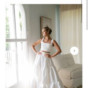 Elegant White Two-Piece Set